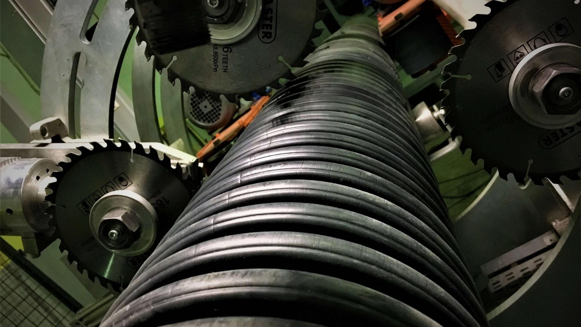 Alternative view of HDSP 500 Drenaj Borusu Delik ve Slot Açma Makinesi